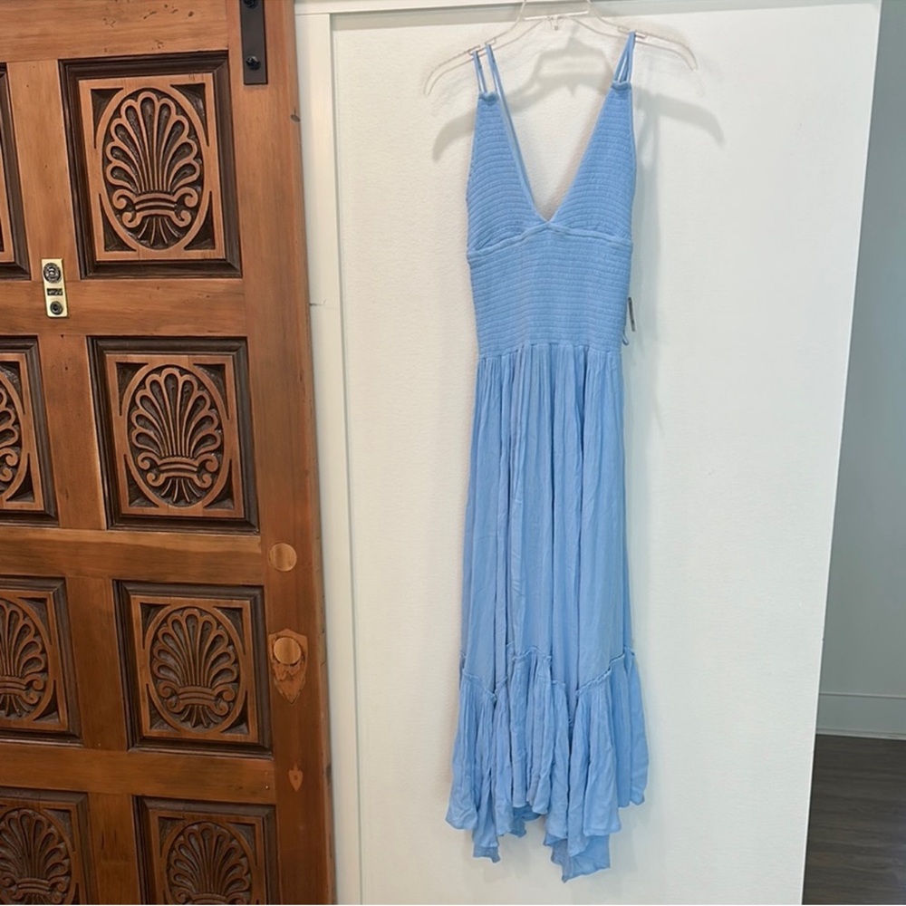 Free People Sky Blue Maxi Dress